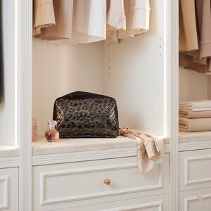 Leopard Print Travel Case